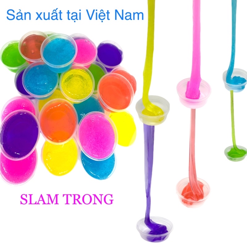 HÀNG VIỆT NAM Slime slam 12 màu thỏa sức giải trí giảm căng thẳng mệt mỏi SL-22