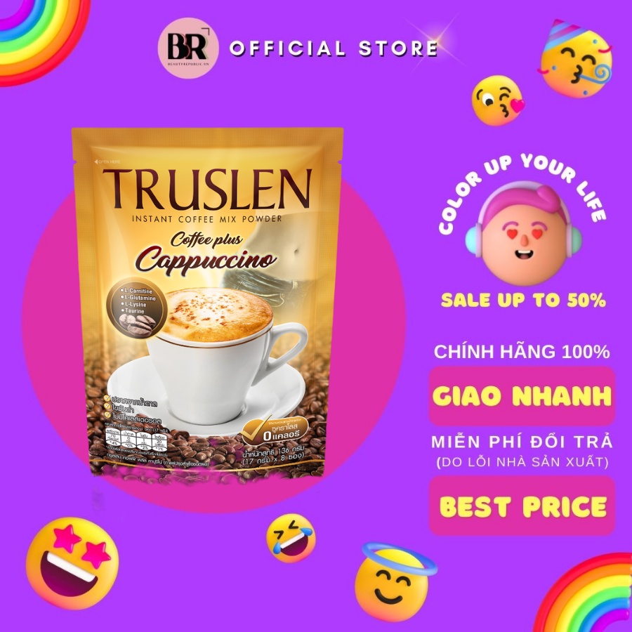 Cà Phê Hòa Tan Coffee Plus Cappuccino Truslen 17g