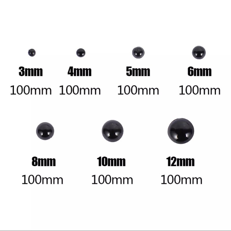 Hộp Mắt nhựa thú bông