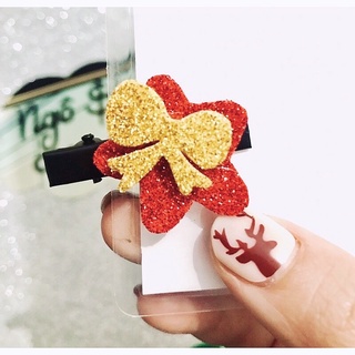 Set 4 kẹp Noel handmade cho bé