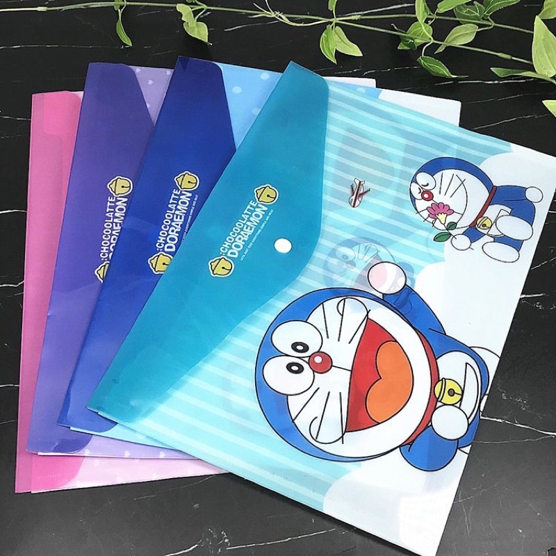 Bìa sơ mi nút giá rẻ đựng tài liệu khổ A4 mẫu hoạt hình cute cho bé