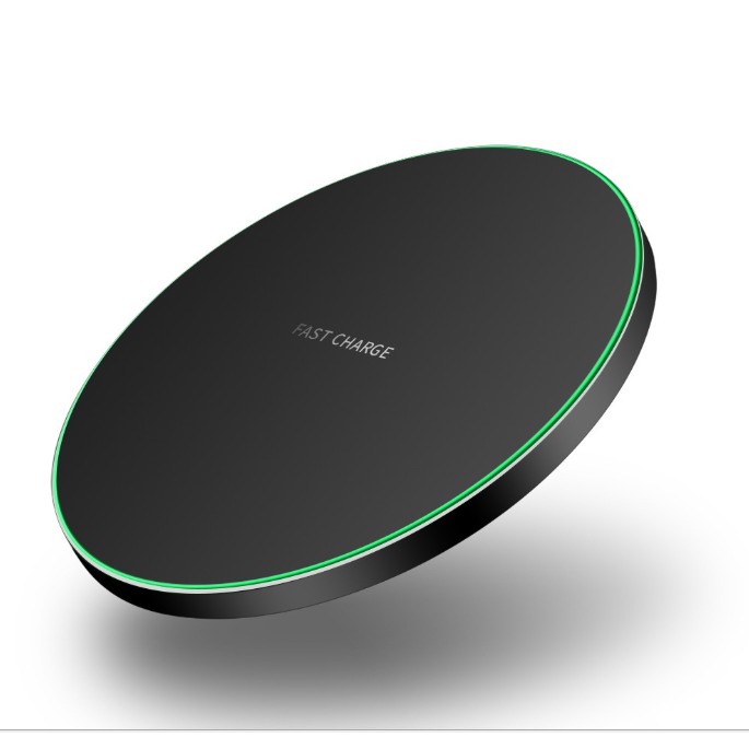 Đế Sạc Không Dây GY68 Thông Minh Cảm Ứng Siêu Mỏng Siêu Nhẹ Wireless Charger Sạc Nhanh Qi Xài Cho Apple Samsung