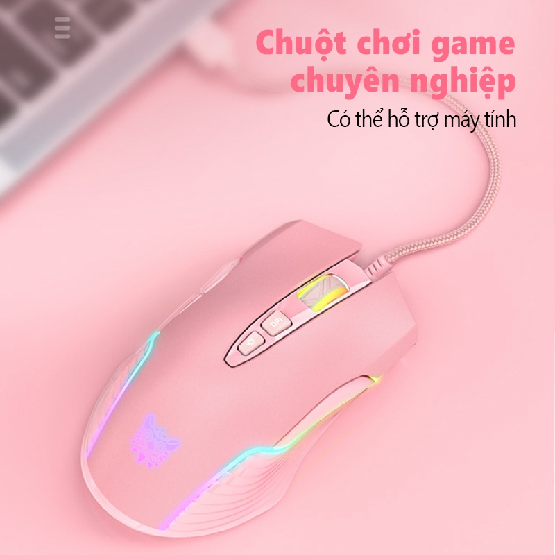 ONIKUMA CW905 Chuột Chơi Game Có Dây Thể Thao Điện Tử Có Đèn Nền RGB Cho Máy Tính Xách Tay/PC bảo hành 24 tháng