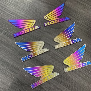 TEM TITAN LOGO CÁNH CHIM HONDA