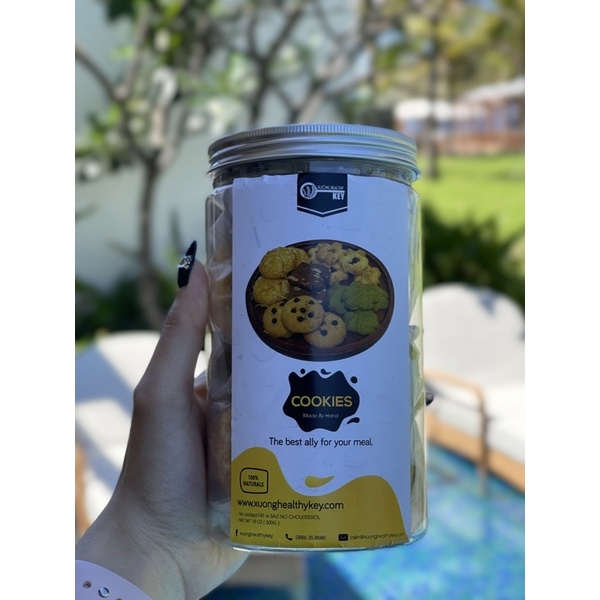 BÁNH COOKIE CHOCOLATE CHIPS HEALTHY dành cho người ăn kiêng, tập luyện,..