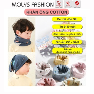 Khăn ống cotton cho bé Molys KO0068