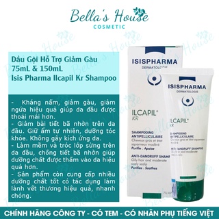 Dầu gội giảm gàu, giảm nhờn và dưỡng tóc - Isis Pharma Ilcapil Kr Shampoo 75mL & 150mL.