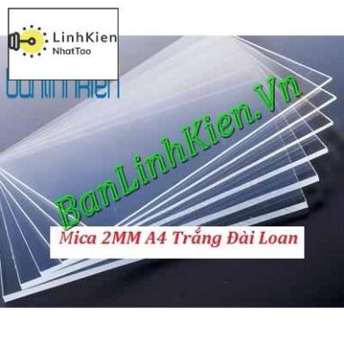 [Sale] Mica 2MM A4, A5 Trắng Đài Loan