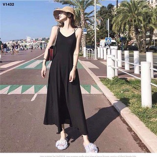 %THỜI TRANG NỮ ❣️FREESHIP❣️ĐẦM maxi hai dây hở lưng