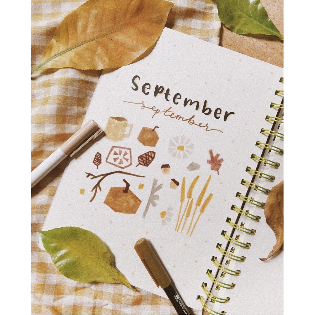 Sổ Klong viết thư pháp calligraphy chuyên dụng sổ viết bullet journal giấy xịn 115gsm 200 trang