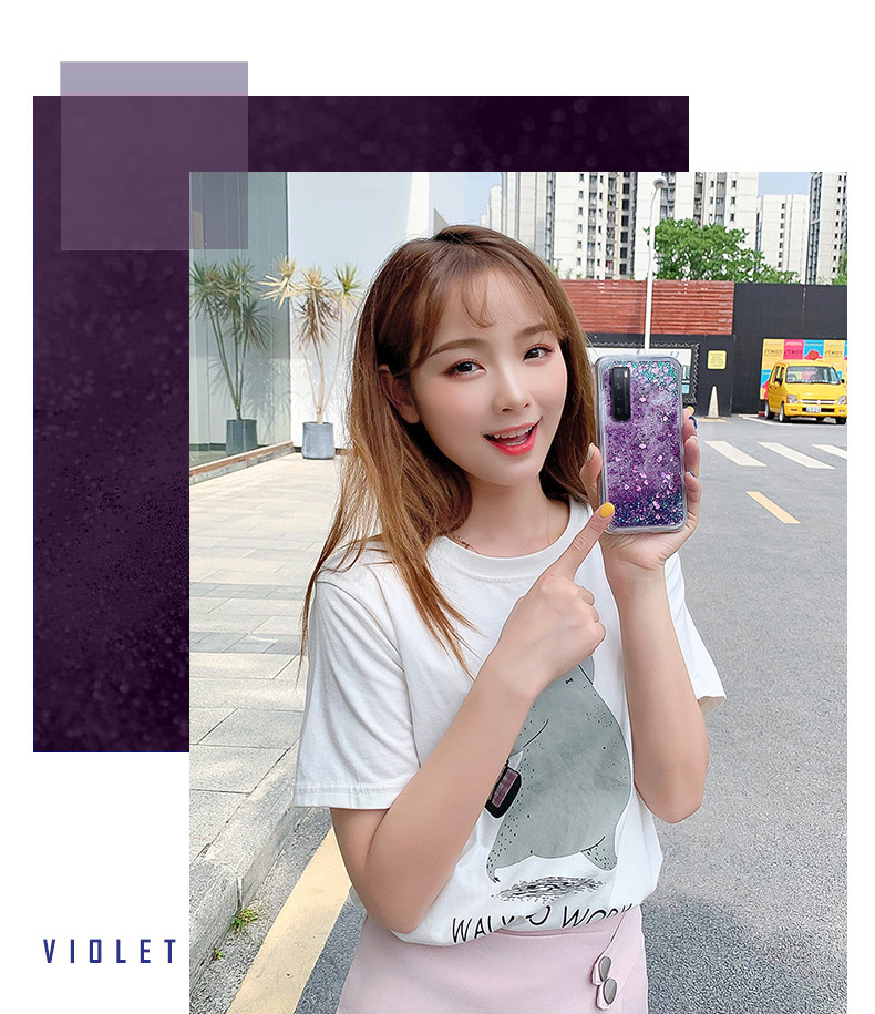 Ốp điện thoại mềm phối kim tuyến nước cho Vỏ bảo vệ chống rơi điện thoại di động Oppo A3 A3S A5 A5S A7 A7X A12 A12E A9X A11 A11X A8 A91 A72 A73 A53 A93 A5 A9 A31 2020