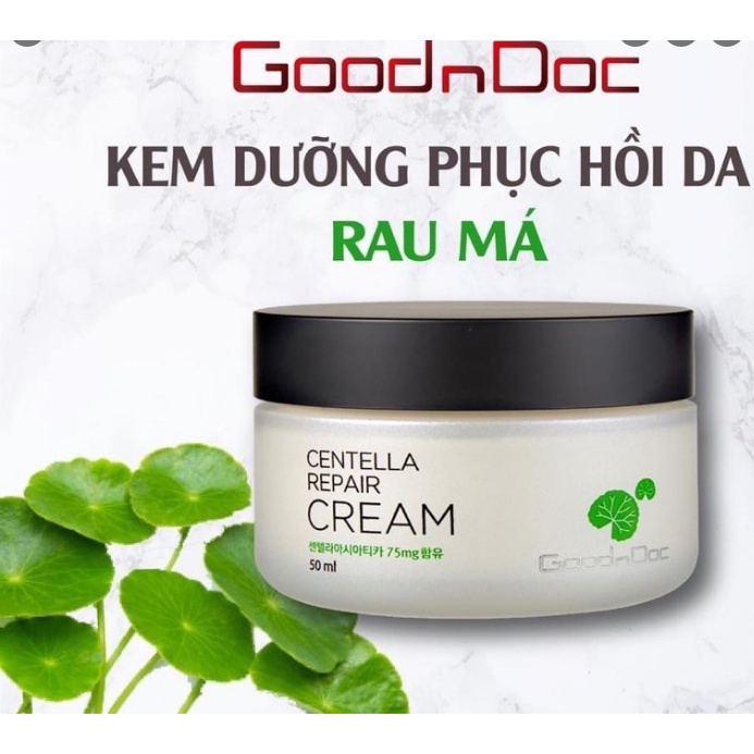 Kem Dưỡng Rau Má Goodndoc Centella Repair Cream Dưỡng Ẩm Phục Hồi Da 50ml - Khongcoson