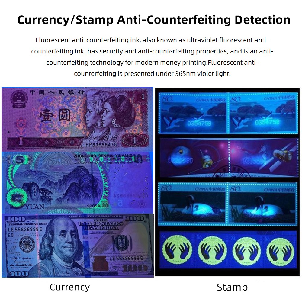 Đèn pin led AloneFire SV70 365nm tia UV vô hình sử dụng pin AA