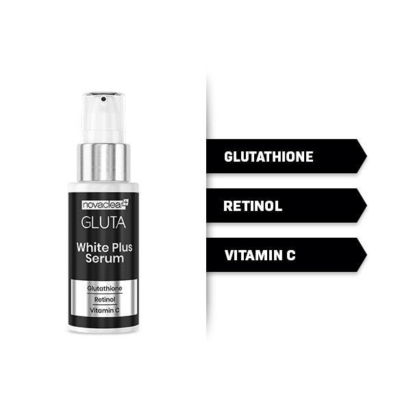 Serum Novalcear Gluta White Plus tinh chất Glutathione Trắng Da, Ngăn Ngừa Nám 30ml