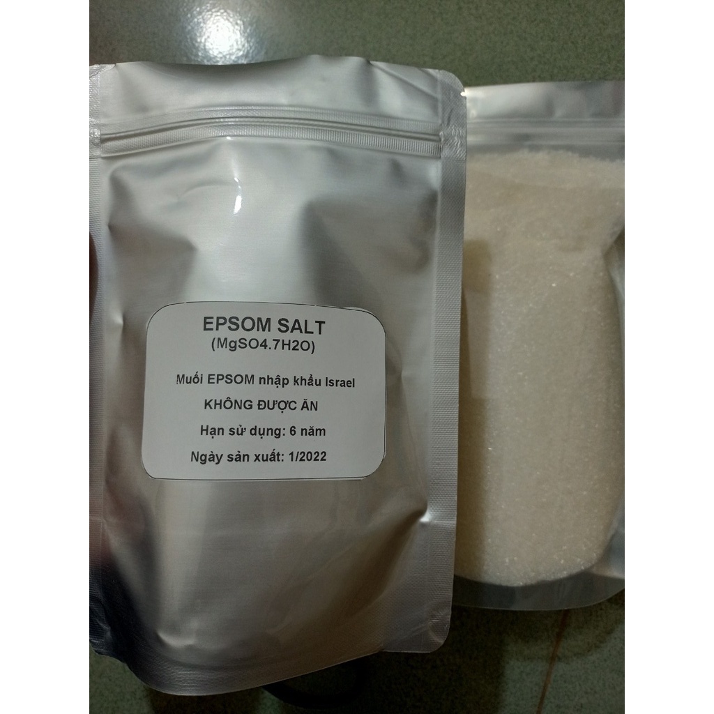 1 kg Muối Epsom hàng nhập khẩu Israel độ tinh khiết cao