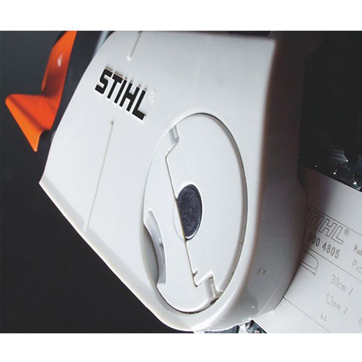 Máy Cưa Xích STIHL MS 180 C-BE Đồng Bộ Lam Xích 18in + Tặng nhớt Rheinol Đức - thắng máy cưa xích