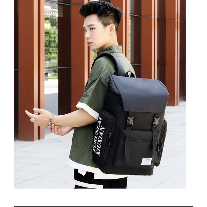 Balo đi học chất liệu vải dày dặn Fashion