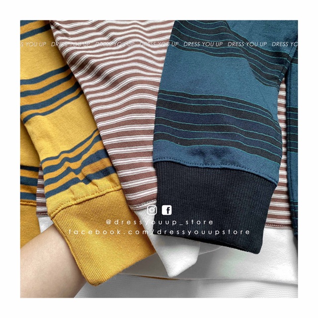 Áo sọc tay dài có bo | BigBuy360 - bigbuy360.vn