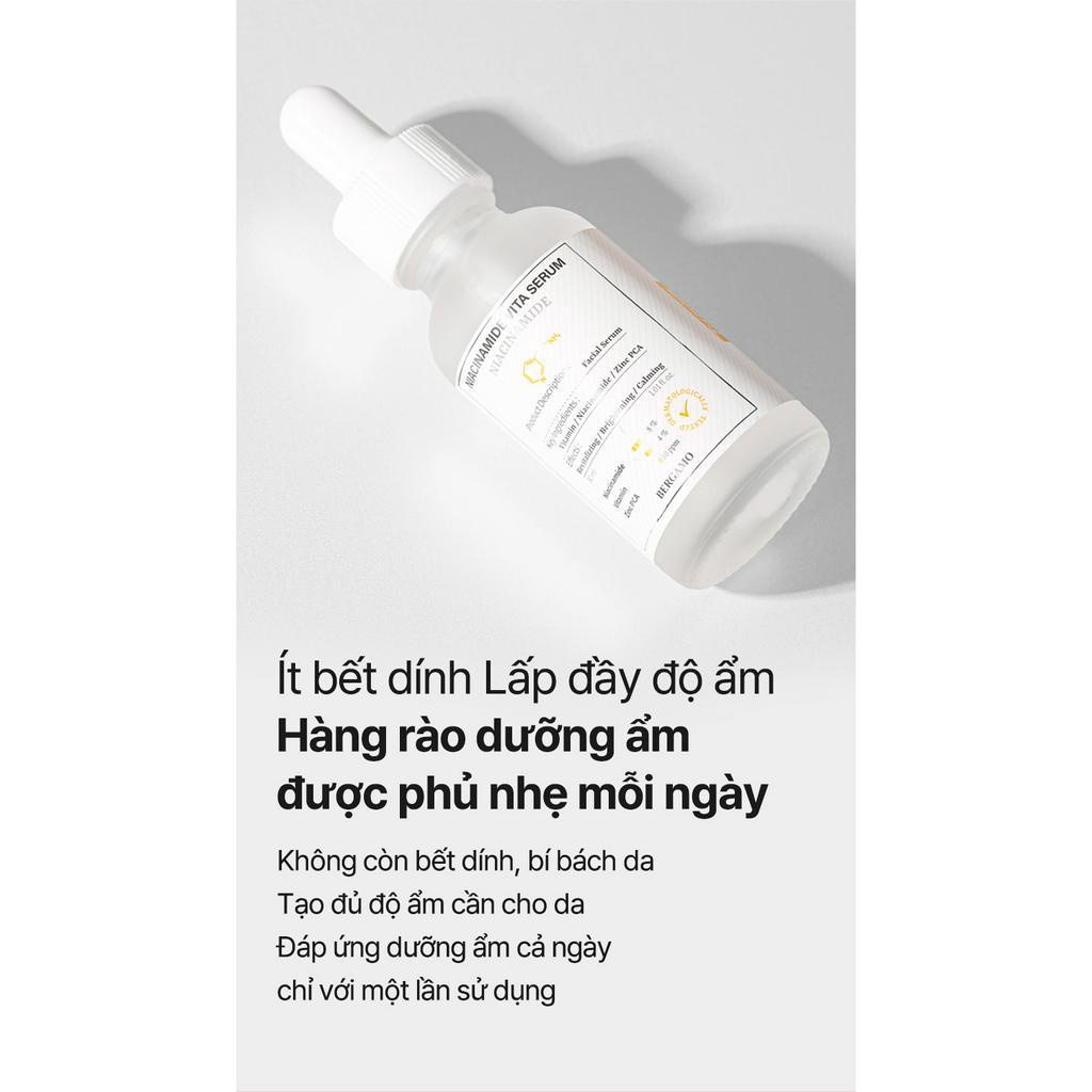 Bộ đôi Serum Retinol &amp; Niacinamide Dưỡng Trắng Da Chống Lão Hóa Cao Cấp BERGAMO