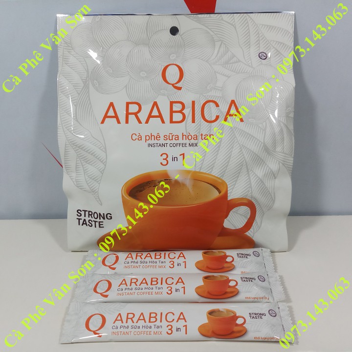 Cà phê sữa Arabica Trần Quang bịch 480g (24 gói dài * 20g)