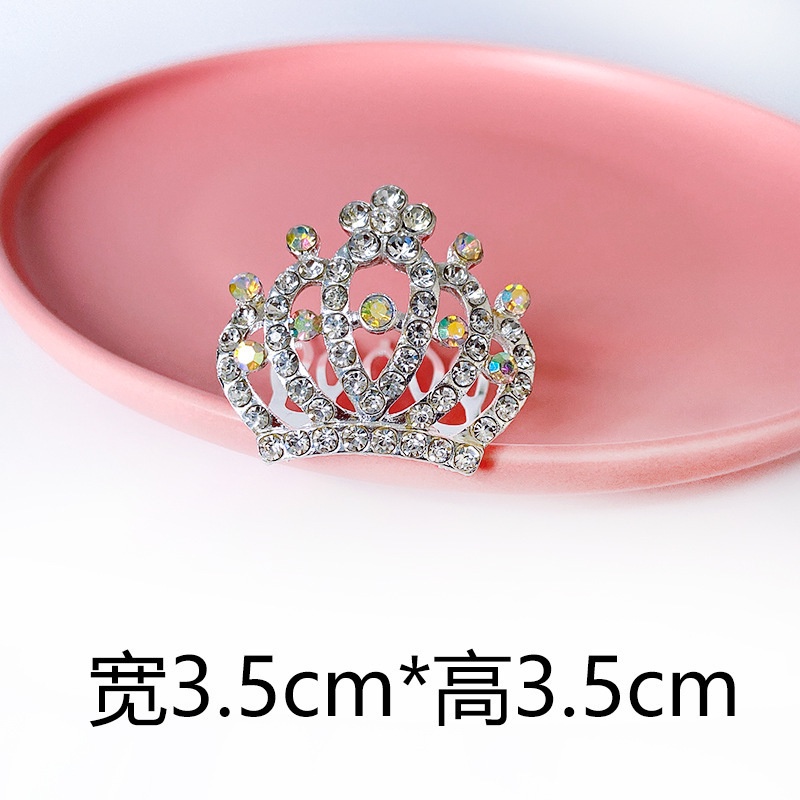 Kẹp Tóc Hình Vương Miện Thời Trang Hàn Quốc Cho Bé Gái