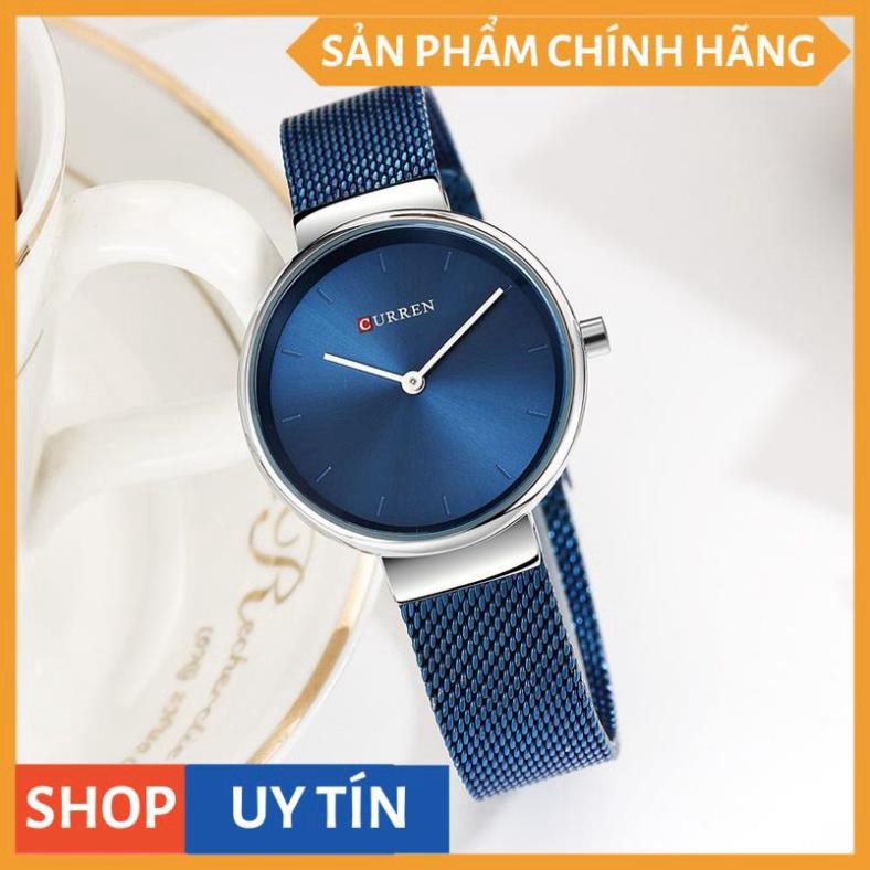 HÀNG CAO CẤP -  Đồng hồ nữ CURREN LUXURY – Dây Titanium cao cấp + Tặng hộp & pin  - Hàng Cao Cấp