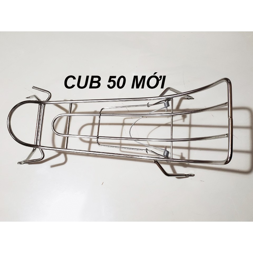 BAGA GIỮA INOX XE CUB 50 MỚI