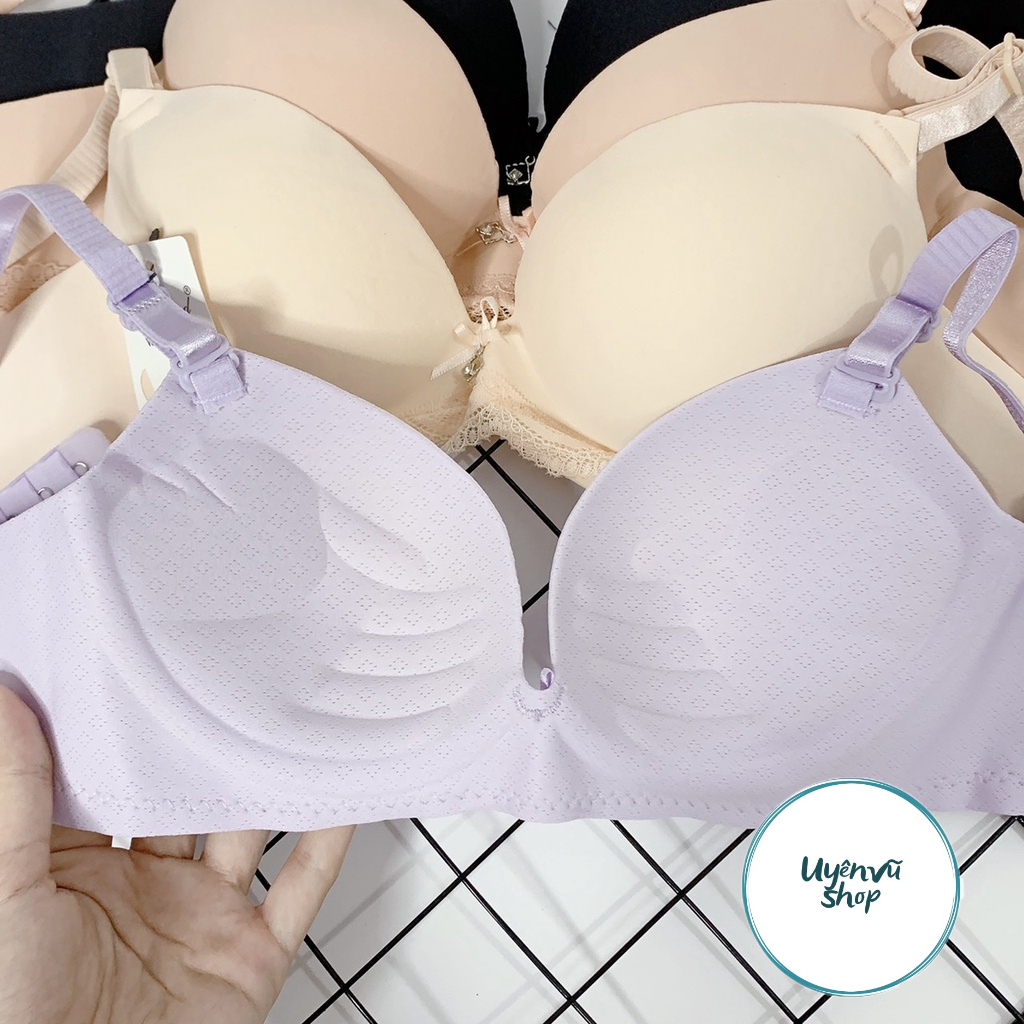 áo lót su đúc đệm thông hơi tạo khe siêu đẹp, áo lót su non mềm - uyên vũ shop