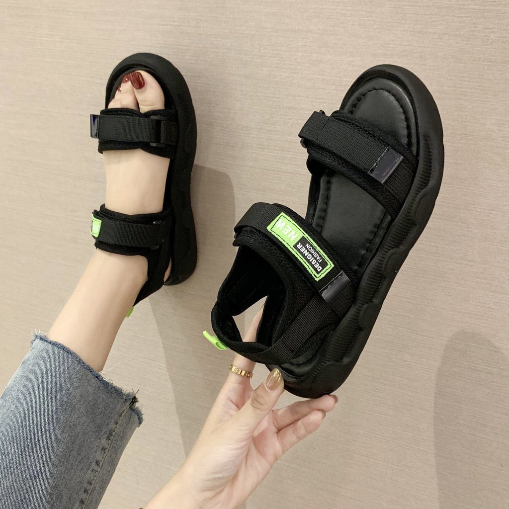 Giày Sandal Nữ MWC Đế Cao Quai Ngang Cá Tính Năng Động NUSD- 2798