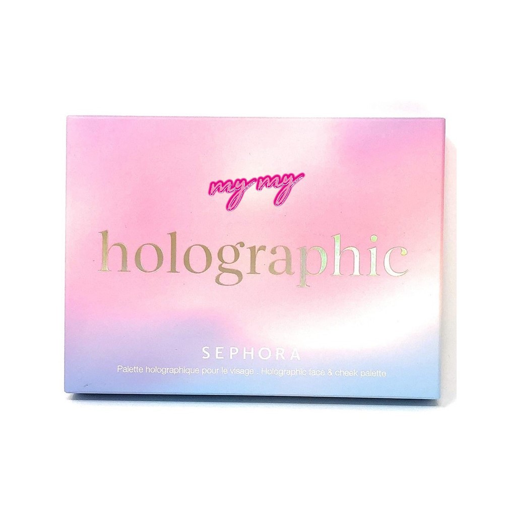 Sephora - Bảng phấn mắt và má hồng Sephora Holographic Face &amp; Cheek Palette