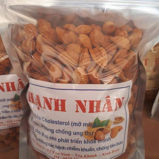 Combo 500gr hạnh nhân rang bơ+ 500gr óc chó