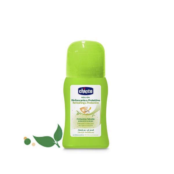 Lăn Đa Năng CHICCO Chiết Xuất Tía Tô Đất, Andiroba Giúp Chống Muỗi Và Dưỡng Da Cho Bé Lọ 60ml