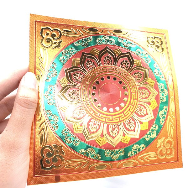 Miếng dán madala gia trì 15x15cm