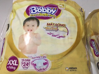 Tã dán Bobby Extra Soft Dry XXL24 (trên 16kg)