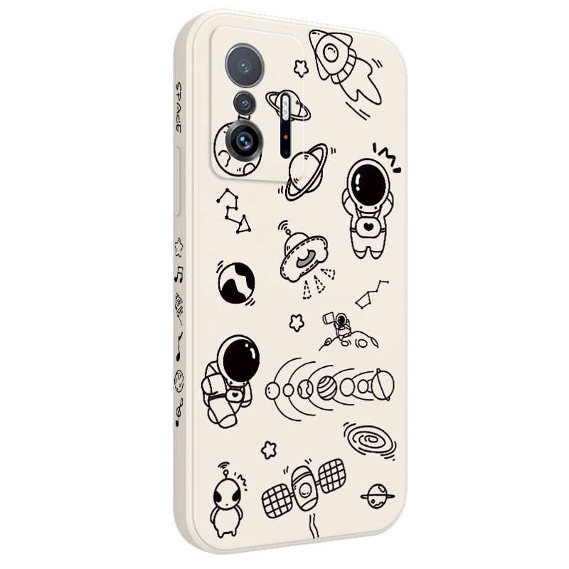 Ốp Điện Thoại Hình Vũ Trụ Âm Nhạc Cho xiaomi mi 13t 12t 11t 10t pro lite mi 9t pro