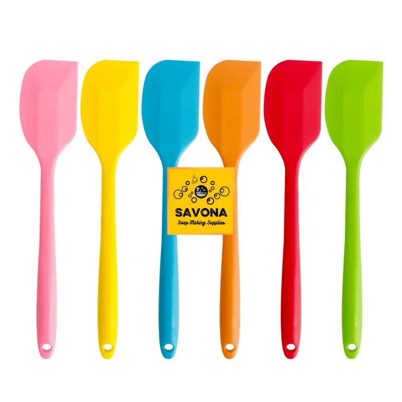 Phới Silicon Chịu Nhiệt 21cm 28cm - Silicone Spatula 21cm 28cm - Phới silicon làm bánh - Thìa silicon dẹt làm xà pSavona