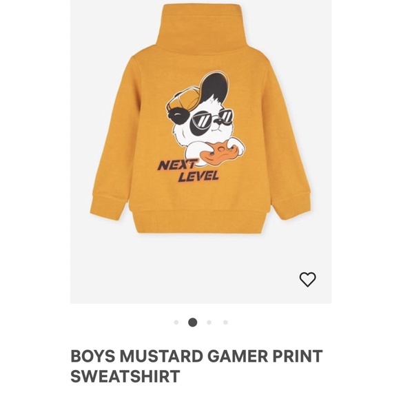 Áo nỉ hoodie cổ chéo Vàng