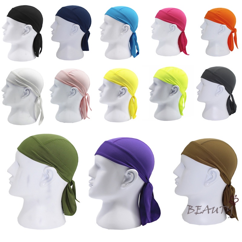 Men Cool Beanie Snood Pirate Hat Workout Cycling Bicycle Magic Headband Quick Dry Bandana Hats