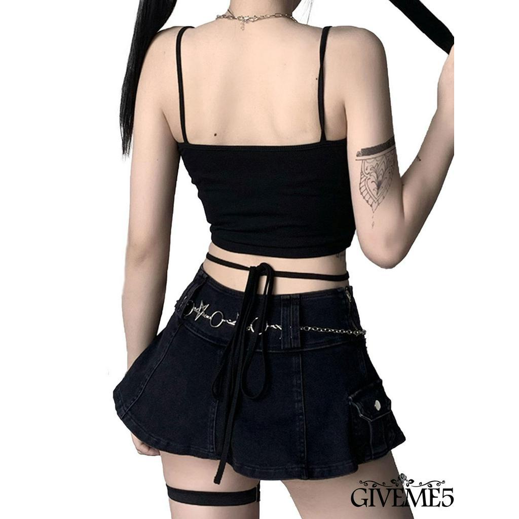 Áo Dây Nữ Cộc Tay Thêu Hoa Quyến Rũ