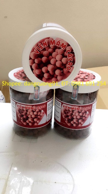 Combo 2kg viên mầm matcha, 2kg viên mầm nguyên xơ, 2kg viên nghệ, 2kg viên mầm cacao, 2kg viên mầm tảo đóng túi zíp 500g