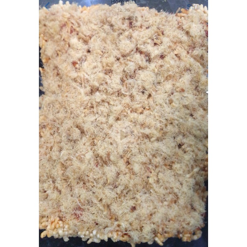 Cơm cháy chà bông gà nhà làm siêu sạch siêu giòn siêu ngon