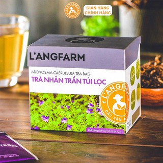 Trà nhân trần túi lọc L'angfarm hộp 20 tép Được chế biến từ nguyên liệu tự nhiên, hương vị thơm ngon.