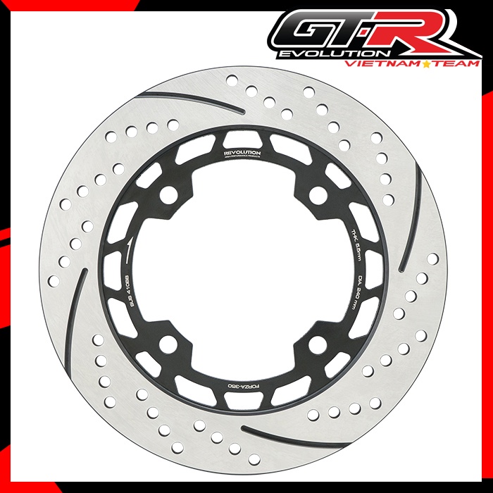 Đĩa sau dày 5.5mm / đường kính 240mm 4 lỗ ốc REVOLUTION ADV350 SH350