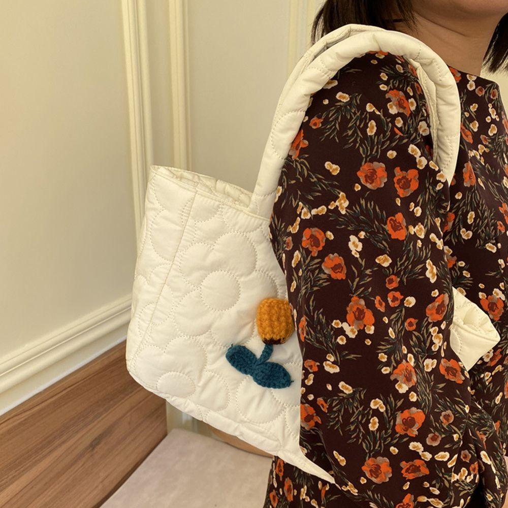 Túi Tote Nhỏ Có Tay Cầm Dễ Thương Dùng Mua Sắm Mùa Đông