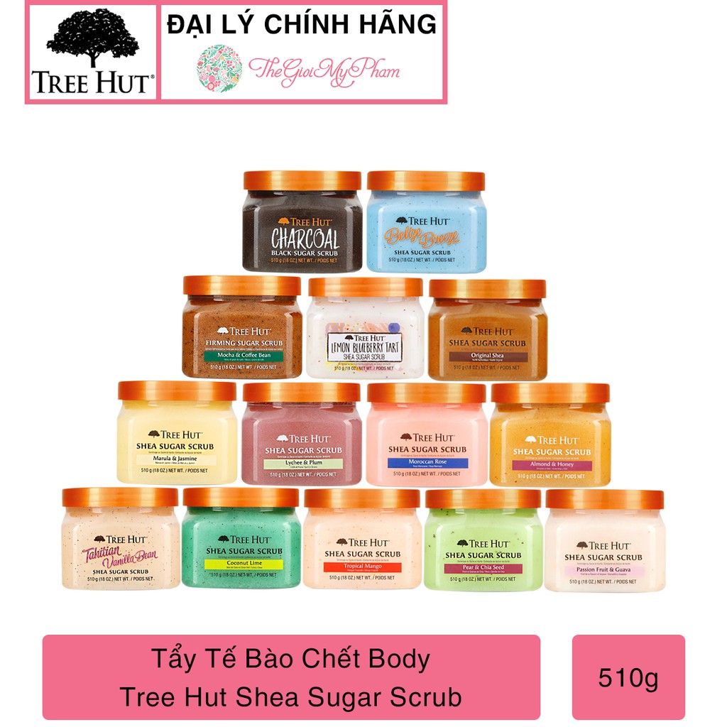 Tẩy Tế Bào Chết Toàn Thân TREE HUT ( Nhiều Mùi )