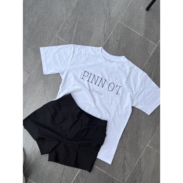 PINN O'I - Tee Áo Thun Form rộng dáng hàn quốc dành cho Nam/Nữ