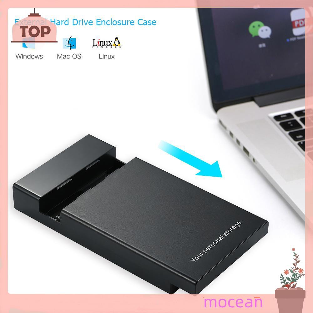 Hộp Đựng Ổ Cứng Ngoài Usb 3.0 Đến 3.5 Inch Sata Iii 5gbps Ốp | BigBuy360 - bigbuy360.vn
