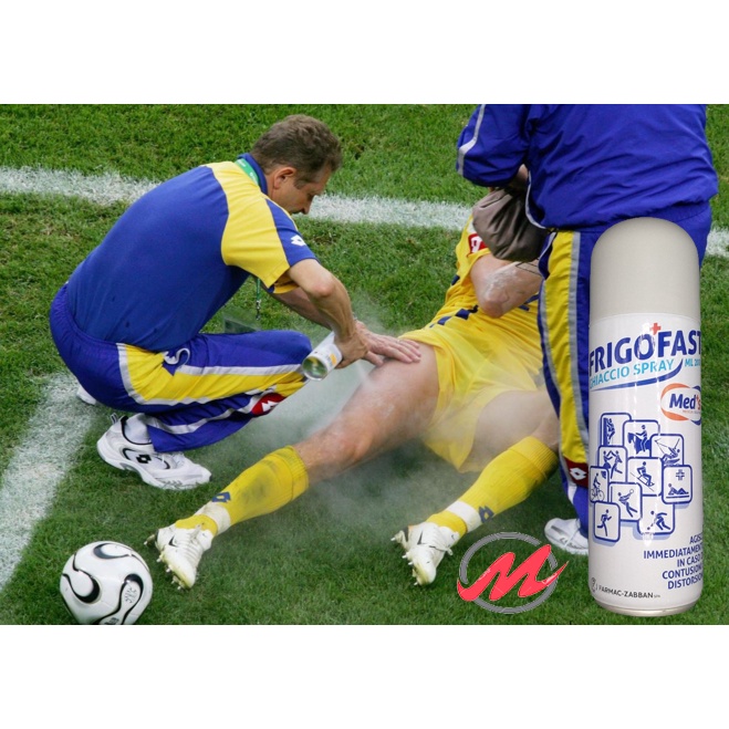Bình xịt giảm đau FRIGOFAST, xịt lạnh chấn thương trong thể thao. MADE IN ITALY-CHÍNH HÃNG