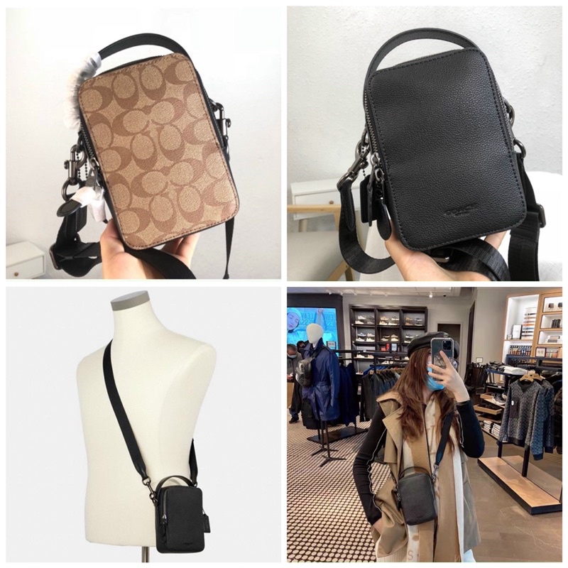 ‼️Rẻ nhất Shopee‼️Túi Coach điện thoại đeo chéo