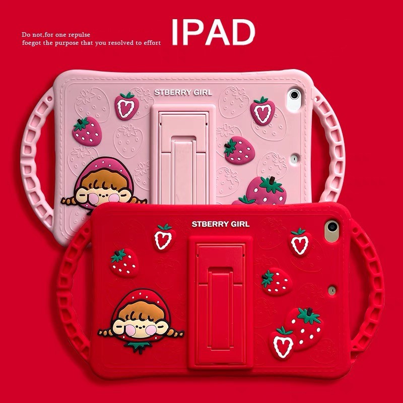 Ốp lưng silicone hoạt hình cho IPad 9.7 2017 2018 IPad 10.2 Pro 9.7 iPad Air 1 2